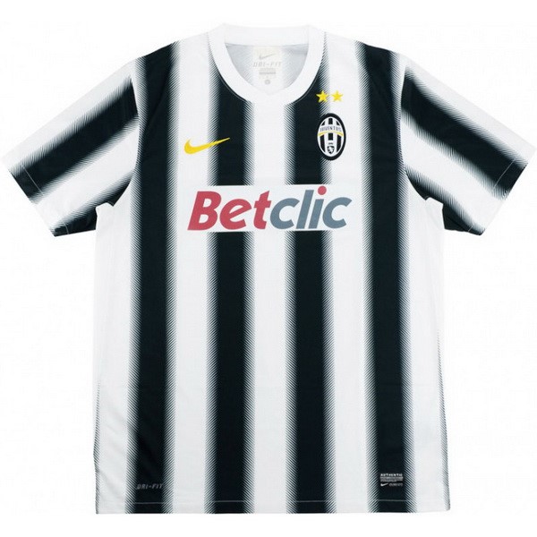 Tailandia Camiseta Juventus 1ª Kit Retro 2011 2012 Negro Blanco